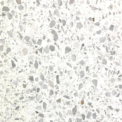 Close up of a terrazzo surface