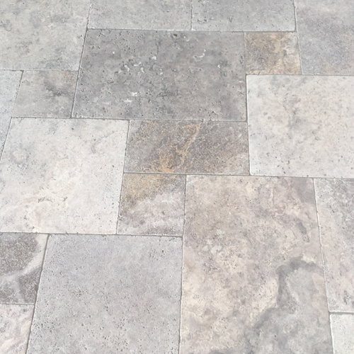 Close up of a travertine surface